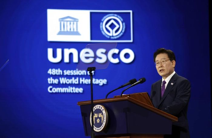 Tổng thống Hàn Quốc Lee Jae Myung cam kết bảo vệ các di sản quý giá của nhân loại. Ảnh: Korea Herald