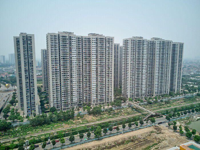 Một góc Vinhomes Smart City. (Ảnh: Hoàng Huy).