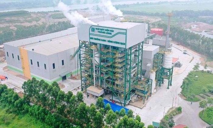 Nhà máy điện rác Thăng Long - Bắc Ninh có công suất xử lý 500 tấn rác/ngày.