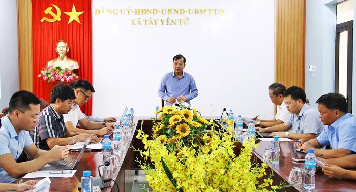  Đồng chí Phan Thế Tuấn, Phó Chủ tịch UBND tỉnh Bắc Ninh kết luận tại buổi kiểm tra. 