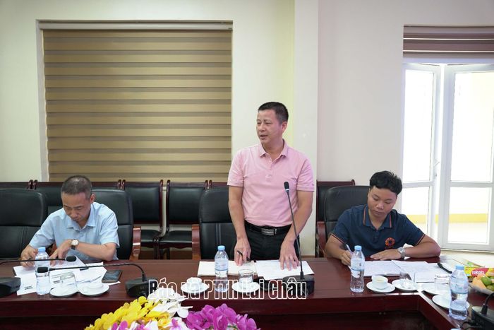 Đại diện Tổ chức CARE Quốc tế tại Việt Nam phát biểu tại hội nghị.