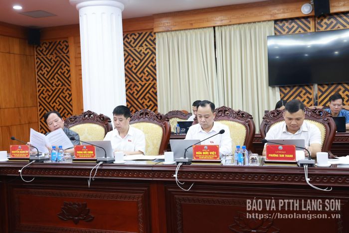 Các đại biểu dự chương trình làm việc