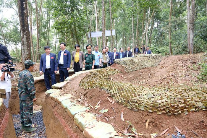 Phường 1 Bảo Lộc đã huy động hàng ngàn ngày công để xây dựng hệ thống hầm, hào quy mô sát đặc điểm địa hình