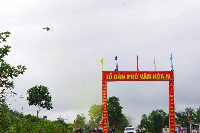 Sử dụng UAV vào diễn tập