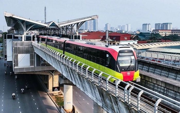 Metro Nhổn - Ga Hà Nội. (Ảnh: UBND TP Hà Nội).