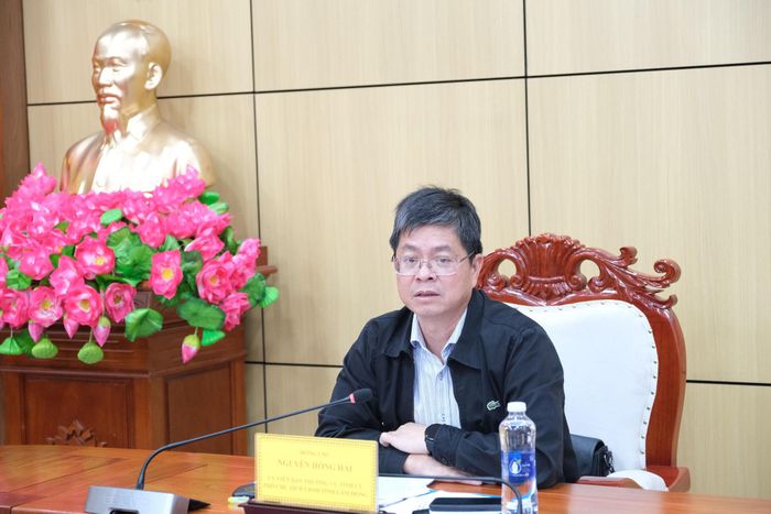 Ủy viên Ban Thường vụ Tỉnh ủy, Phó Chủ tịch UBND tỉnh Nguyễn Hồng Hải chủ trì