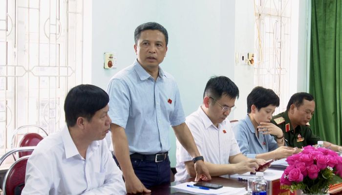 Đại biểu thảo luận tại buổi làm việc - Ảnh: H.N