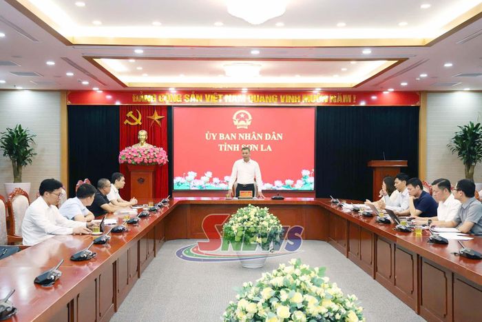 Cuộc làm việc về điều chỉnh chủ trương đầu tư Dự án Thủy điện Nậm Pàn 5.