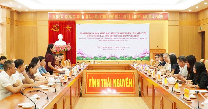Quang cảnh buổi làm việc.
