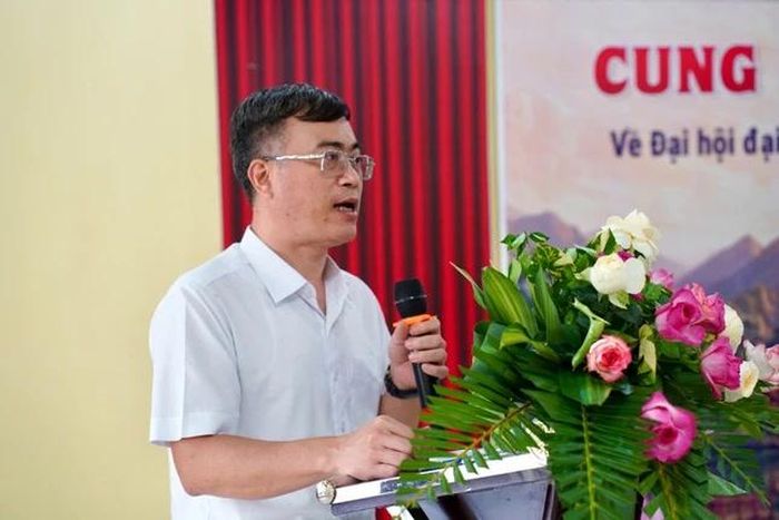 Ông Đào Duy Trọng, Giám đốc Sở Dân tộc và Tôn giáo tỉnh Bắc Ninh phát biểu