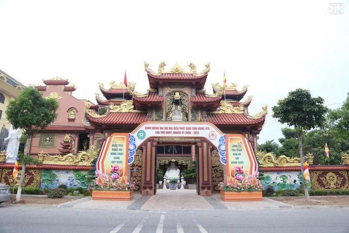 Trụ sở Ban Trị sự GHPGVN tỉnh Hưng Yên (số 171 Nguyễn Lương Bằng, phường Phố Hiến)