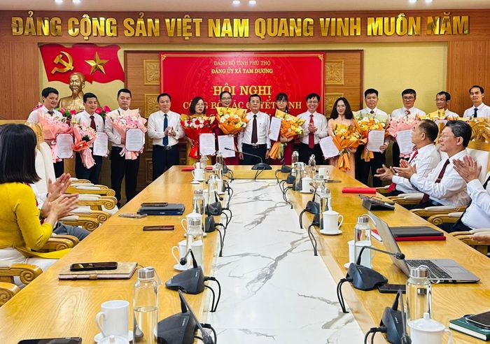 Xã Tam Dương tập trung kiện toàn tổ chức, nhanh chóng ổn định bộ máy để bảo đảm hoạt động thông suốt.