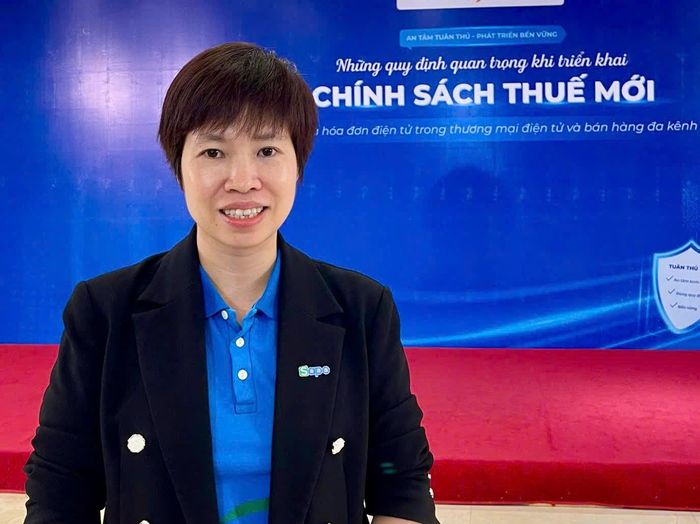 Bà Nguyễn Thị Hương, Phó Giám đốc Kinh doanh Sapo.