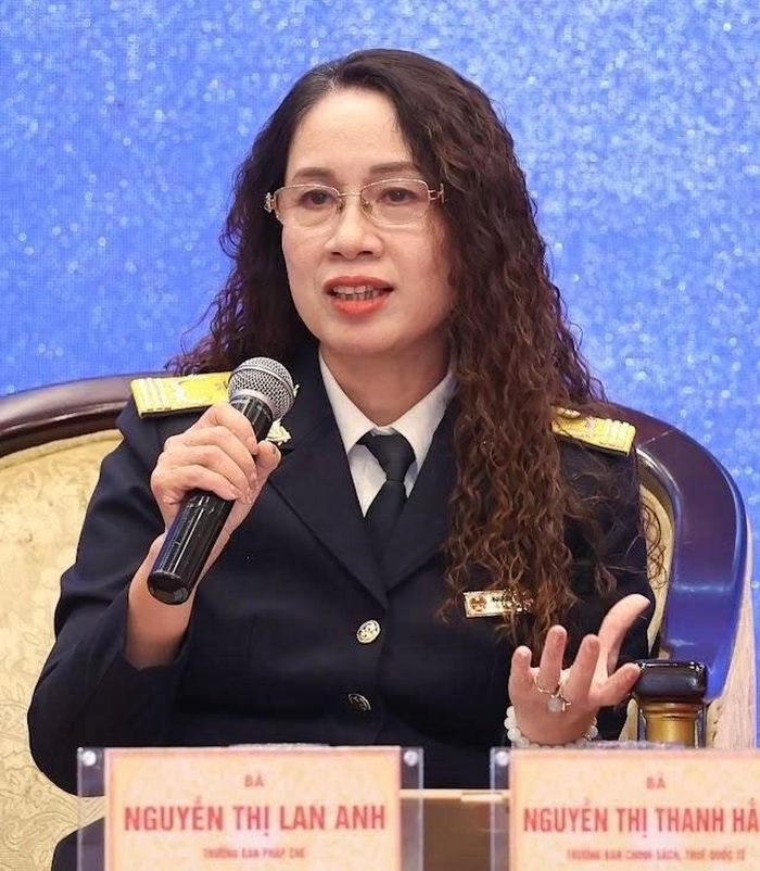 Bà Nguyễn Thị Lan Anh, Trưởng ban Pháp chế (Cục Thuế) - Ảnh: Nhật Bắc