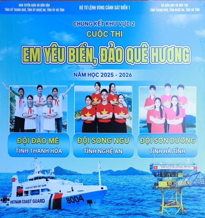 Cuộc thi với sự tham gia của 3 đội: Đảo Mê (Thanh Hóa), Song Ngư (Nghệ An) và Sơn Dương (Hà Tĩnh)