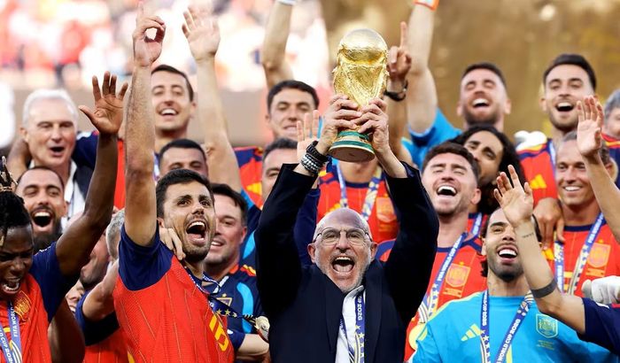 Đội tuyển Tây Ban Nha với chức vô địch World Cup lần thứ hai. Ảnh: FIFA
