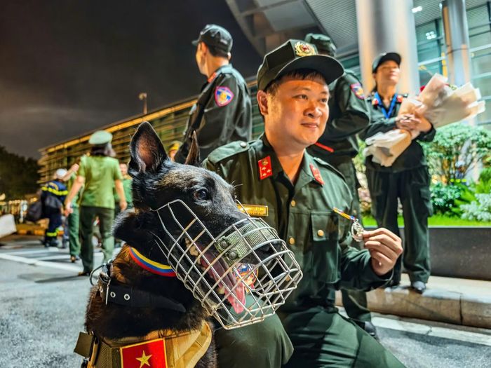 Chó nghiệp vụ với khứu giác nhạy bén giúp khoanh vùng nhanh chóng các vị trí nghi vấn trong chiến dịch cứu hộ cứu nạn.