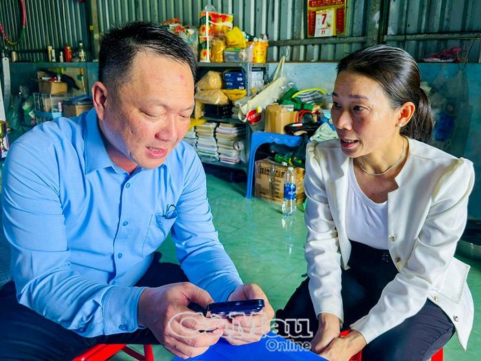 Nguồn vốn tín dụng ưu đãi giúp bà Nguyễn Kim Huyên có thêm điều kiện lo cho hai con tiếp tục theo đuổi ước mơ đại học.
