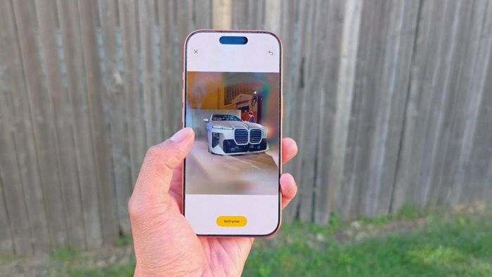 Phiên bản beta của iOS 27 hiển thị công cụ Reframe