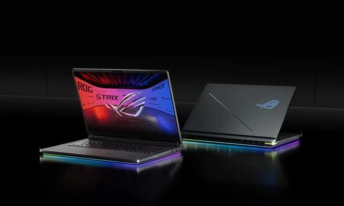 Laptop gaming Asus mới với màn hình Mini LED 240Hz. (Ảnh: ASUS)