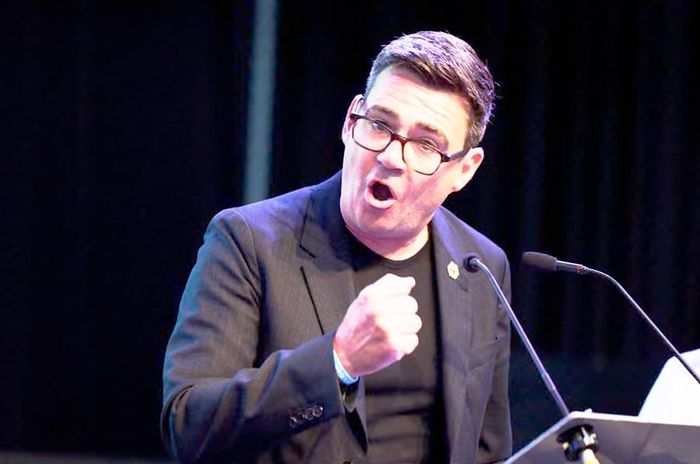 Thị trưởng Greater Manchester Andy Burnham. Ảnh: The Guardian