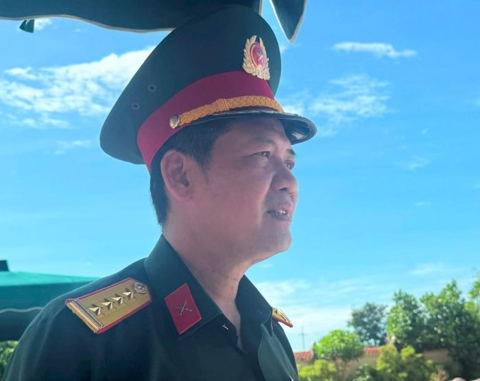 Đại tá Nguyễn Công Hải, Trưởng phòng Chính sách, Cục Chính trị, Bộ Tư lệnh Thủ đô Hà Nội. Ảnh: Mai Hoa