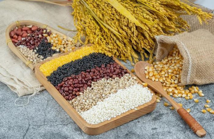Các loại thực phẩm toàn phần chứa nhiều tinh bột kháng.