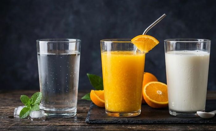 Các loại thức uống cấp ẩm cho da.
