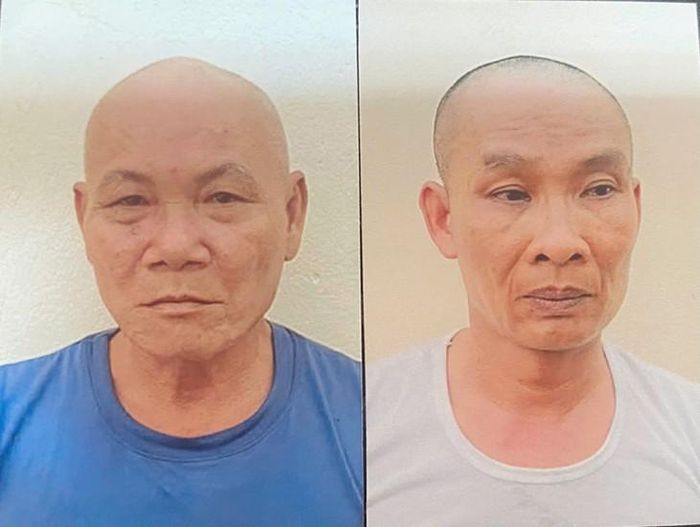 02 đối tượng Nguyễn Văn Thắng và Nguyễn Thành Võ. Ảnh: Công an tỉnh Quảng Ninh
