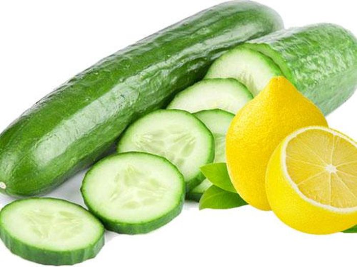 Kết hợp chanh và dưa chuột để tăng hương vị và giá trị dinh dưỡng.
