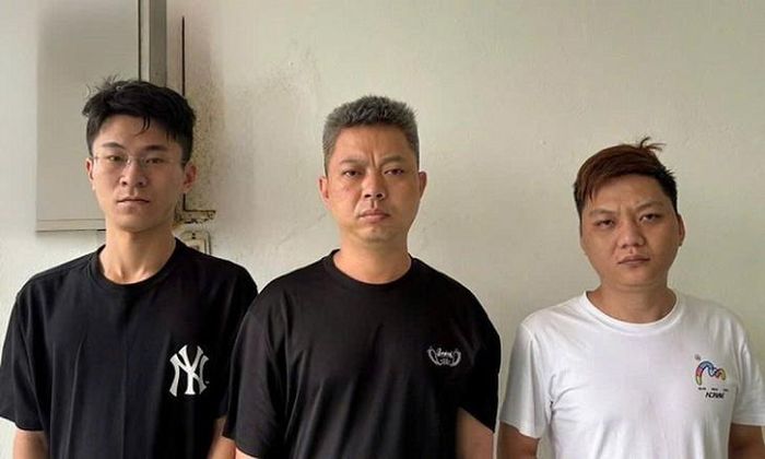3 người Trung Quốc nhập cảnh trái phép vào Việt Nam. Ảnh: Công an tỉnh Cao Bằng.