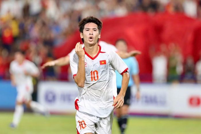 Lê Văn Thuận trong màu áo U23 Việt Nam. (Ảnh: FBNV)