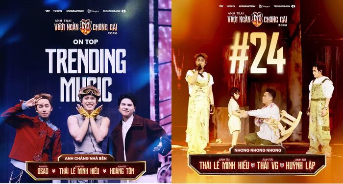 Thái Lê Minh Hiếu đã gây ấn tượng với nhiều Gai Con trong các tiết mục xuất sắc của 2 Công diễn đầu tiên.