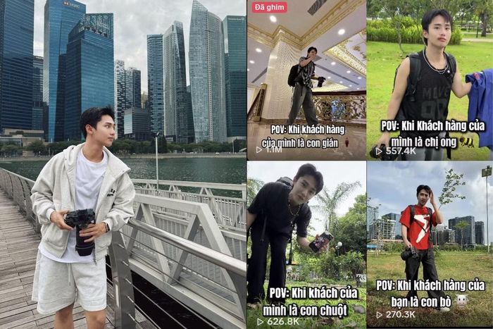 "Khách hàng" của Tân Anh trong các video không chỉ lạ mà còn "thích tương tác".