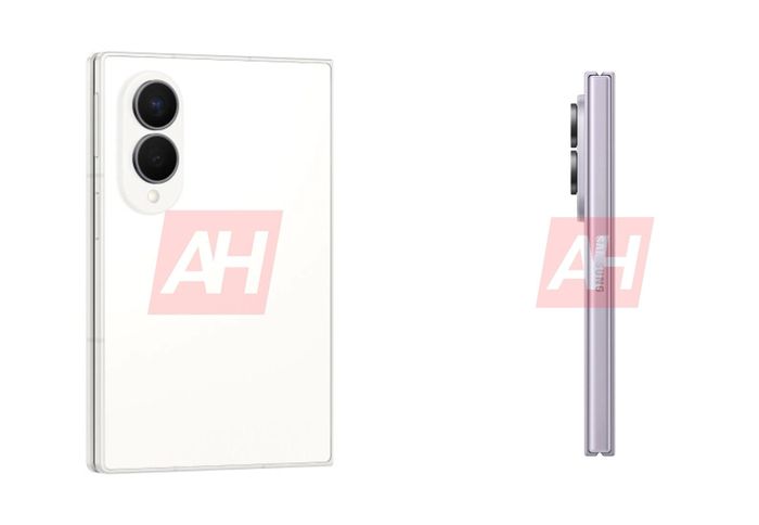 Phiên bản mới của Galaxy Z Fold8 có thể trang bị 2 camera sau, viền màn hình dày. Ảnh: Android Headlines.