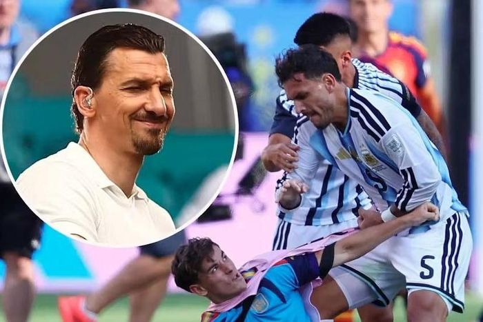 Ibrahimovic không chấp nhận hành vi của Paredes.