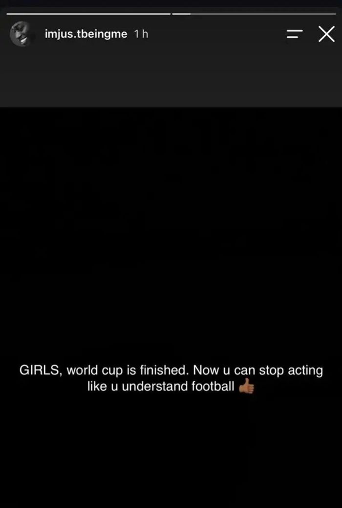 Bài đăng của Rafael Leao sau chung kết World Cup 2026.