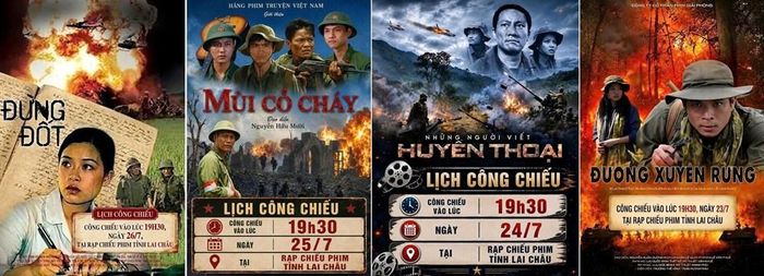 Các bộ phim sẽ được chiếu phục vụ miễn phí tại Rạp chiếu phim Lai Châu từ ngày 23 đến 26.7