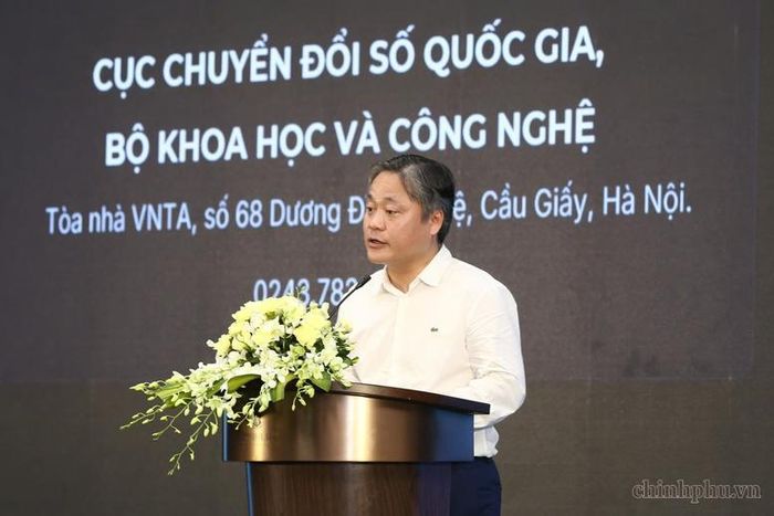 Ông Lê Anh Tuấn, Phó Cục trưởng Cục Chuyển đổi số quốc gia (Bộ KH&CN) - Ảnh: VGP/Thu Giang