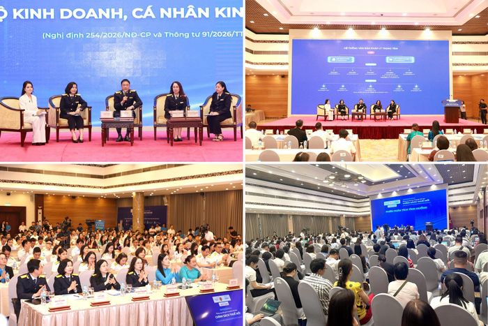 Tại Hội thảo, các phiên thảo luận được Phó Cục trưởng Mai Sơn cùng các chuyên gia thuế thuộc Cục Thuế chia sẻ thông tin về chinh sách thuế mới đến NNT.
