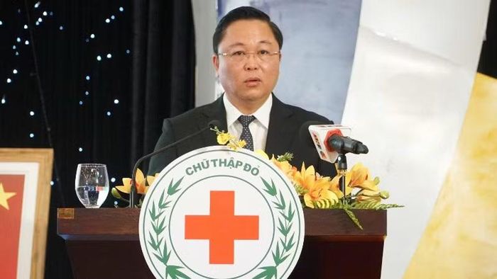 Chủ tịch Ủy ban Mặt trận Tổ quốc Việt Nam thành phố Đà Nẵng Lê Trí Thanh phát biểu tại Đại hội.