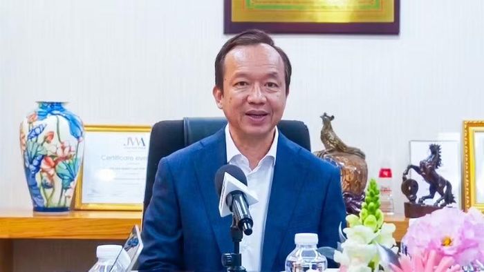 Ông Phan Quốc Công, Tổng Giám đốc Công ty cổ phần Vàng bạc đá quý Phú Nhuận. (Ảnh: TÙNG ANH)