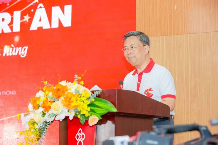 Phó Giáo sư, Tiến sĩ Nguyễn Hà Thanh, Viện trưởng Viện Huyết học-Truyền máu Trung ương phát biểu.