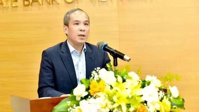 Phó Thống đốc Thường trực Đoàn Thái Sơn phát biểu chỉ đạo tại diễn đàn.