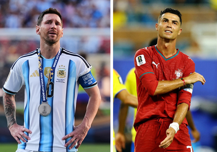 Messi và Ronaldo khép lại World Cup 2026 bằng những giọt nước mắt đầy xúc động. Ảnh: AP