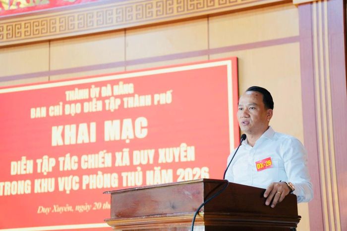 Phó Bí thư Thường trực Thành ủy Nguyễn Đình Vĩnh phát biểu chỉ đạo.
