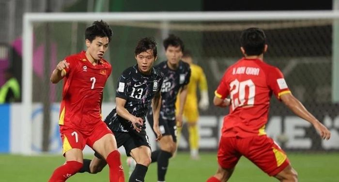 Olympic Việt Nam trong màu áo U.23 giành huy chương đồng U.23 châu Á.