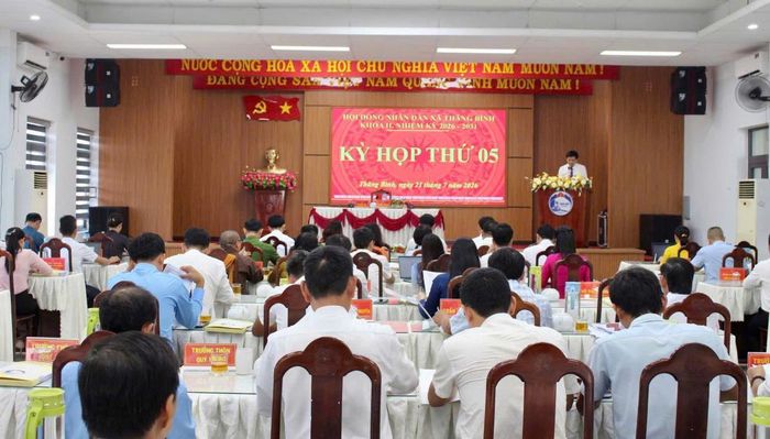 Kỳ họp thứ 5, Hội đồng nhân dân xã Thăng Bình khóa II, nhiệm kỳ 2026 - 2031.