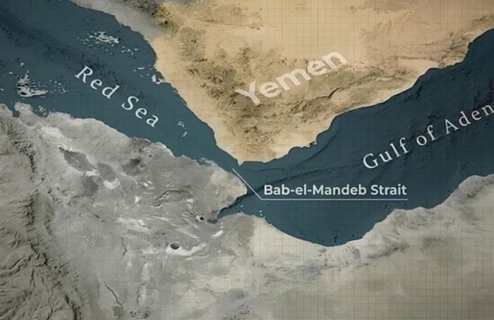 Eo biển Bab el-Mandeb là tuyến đường xuất khẩu dầu quan trọng của Saudi Arabia. Ảnh: AA