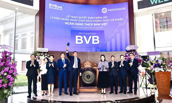 BVBank chính thức niêm yết và giao dịch trên Sở Giao dịch chứng khoán TPHCM